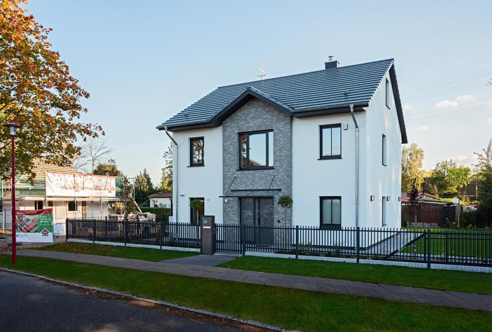 Bohnapartments Luxury Villa Berlin - 210Qm - Wintergarten - Kamin - 4 Kostenlose Parkplaetze - 6 Schlafzimmer - Neubau - Luxusausstattung Birkenwerder Exterior photo